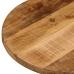 Tablero de mesa ovalado madera maciza mango rugosa 100x40x3,8cm