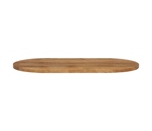 Tablero de mesa ovalado madera maciza de mango 100x40x2,5 cm