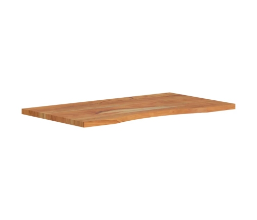 Tablero de escritorio rectangular madera acacia 100x50x2,5 cm