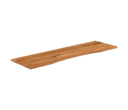 Tablero de escritorio rectangular madera acacia 140x50x2,5 cm