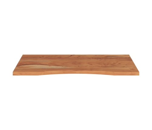 Tablero de escritorio rectangular madera de acacia 80x60x2,5 cm