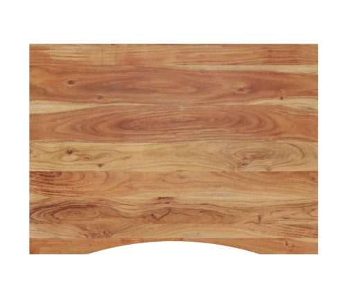 Tablero de escritorio rectangular madera acacia 100x80x2,5 cm