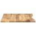 Tablero escritorio con curva madera mango rugosa 100x80x2,5 cm