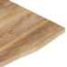 Tablero escritorio con curva madera mango rugosa 100x80x2,5 cm