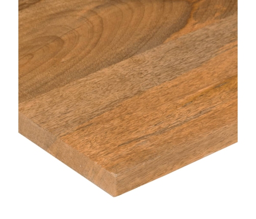 Tablero de escritorio con curva madera mango rugosa 90x50x2,5cm