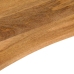 Tablero escritorio con curva madera mango rugosa 100x50x2,5 cm