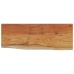 Estante pared rectangular madera acacia borde vivo 50x20x2,5 cm