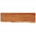 Estante pared rectangular madera acacia borde vivo 60x20x2,5 cm