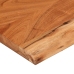 Estante pared rectangular madera acacia borde vivo 60x20x2,5 cm