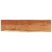 Estante pared rectangular madera acacia borde vivo 80x20x2,5 cm