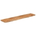 Estante pared rectangular madera acacia borde vivo 90x20x2,5 cm