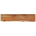 Estante pared rectangular madera acacia borde vivo 100x20x2,5cm