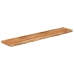 Estante pared rectangular madera acacia borde vivo 100x20x2,5cm