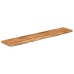 Estante pared rectangular madera acacia borde vivo 110x20x2,5cm