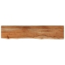 Estante pared rectangular madera acacia borde vivo 120x20x2,5cm