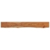 Estante pared rectangular madera acacia borde vivo 140x20x2,5cm