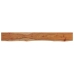 Estante pared rectangular madera acacia borde vivo 160x20x2,5cm