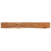 Estante pared rectangular madera acacia borde vivo 180x20x2,5cm