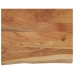 Estante pared rectangular madera acacia borde vivo 40x30x2,5 cm