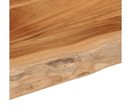 Estante pared rectangular madera acacia borde vivo 40x30x2,5 cm