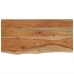 Estante pared rectangular madera acacia borde vivo 60x30x2,5 cm