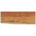 Estante pared rectangular madera acacia borde vivo 80x30x2,5 cm