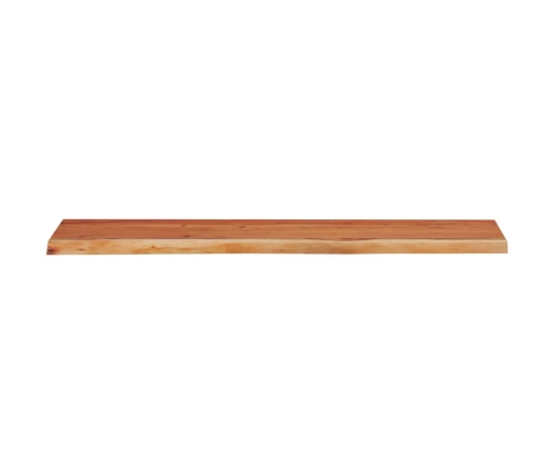 vidaXL Estante pared rectangular madera acacia borde vivo 100x30x2,5cm