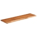 Estante pared rectangular madera acacia borde vivo 110x30x2,5cm