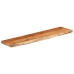 Estante pared rectangular madera acacia borde vivo 120x30x2,5cm