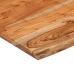 Estante pared cuadrado madera de acacia borde vivo 40x40x2,5 cm