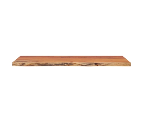 Tablero rectangular madera de acacia borde vivo 80x40x2,5 cm