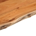 Tablero rectangular madera de acacia borde vivo 80x40x2,5 cm