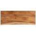 Tablero rectangular madera de acacia borde vivo 90x40x2,5 cm