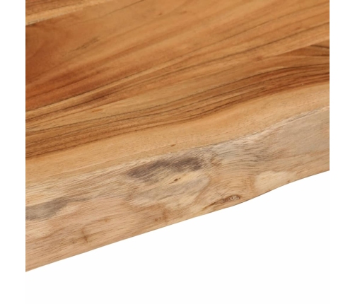 Tablero rectangular madera de acacia borde vivo 100x40x2,5 cm