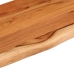 Tablero rectangular madera de acacia borde vivo 120x40x2,5 cm