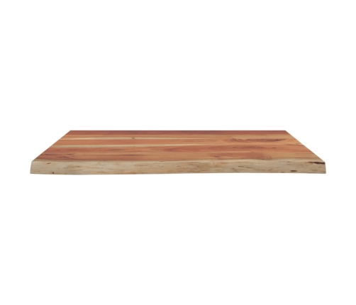 Encimera de baño rectangular madera maciza acacia 70x60x2,5 cm