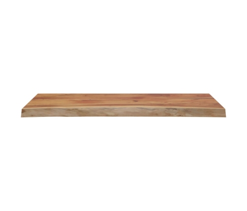 Encimera de baño rectangular madera maciza acacia 140x60x2,5 cm