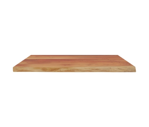 Tablero rectangular madera de acacia borde vivo 90x80x2,5 cm