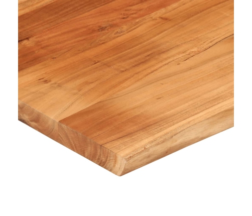 Tablero rectangular madera de acacia borde vivo 90x80x2,5 cm