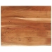 Tablero rectangular madera de acacia borde vivo 100x80x2,5 cm