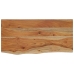 Estante pared rectangular madera acacia borde vivo 40x20x3,8 cm