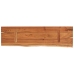 Estante pared rectangular madera acacia borde vivo 60x20x3,8 cm