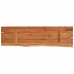 Estante pared rectangular madera acacia borde vivo 70x20x3,8 cm