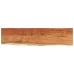 Estante pared rectangular madera acacia borde vivo 80x20x3,8 cm