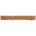 Estante pared rectangular madera acacia borde vivo 140x20x3,8cm