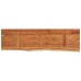 Estante pared rectangular madera acacia borde vivo 110x30x3,8cm