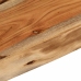 Estante pared rectangular madera acacia borde vivo 70x40x3,8 cm