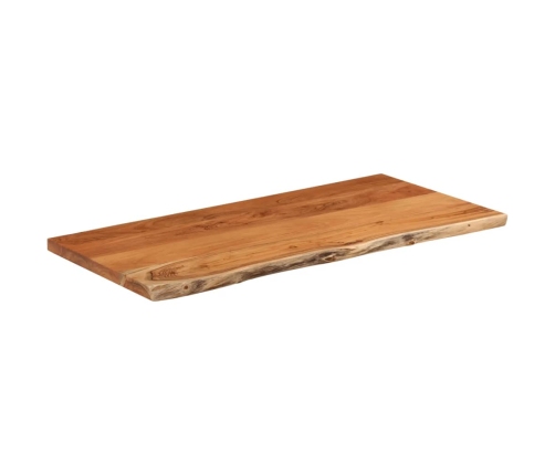 Tablero rectangular madera de acacia borde vivo 80x40x3,8 cm