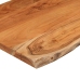 Tablero rectangular madera de acacia borde vivo 80x40x3,8 cm