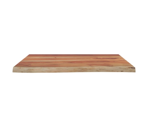 Encimera de baño rectangular madera maciza acacia 70x60x3,8 cm